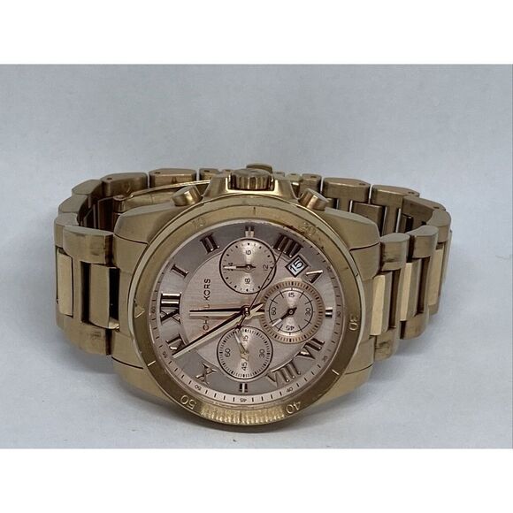 Michael Kors MK6367 Women's Stainless Steel Analog Rose Gold Quatrz Watch XX544 - Picture 7 of 12